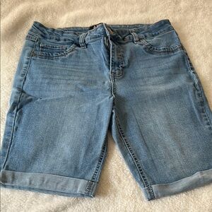 Casual Blue Denim Shorts